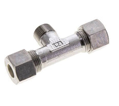 12S & M18x1.5 (con) Stainless Steel T-Shape Tee Compression Fitting with Male Threads 400 bar ISO 8434-1