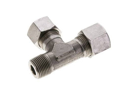 14S & M20x1.5 (con) Stainless Steel Right Angle Tee Cutting Fitting with Male Threads 630 bar ISO 8434-1