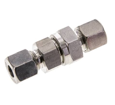 Hydraulic Check Valve Cutting Ring 10S (M18x1.5) Stainless Steel 1-400bar (15-5800)psi ISO 8434-1