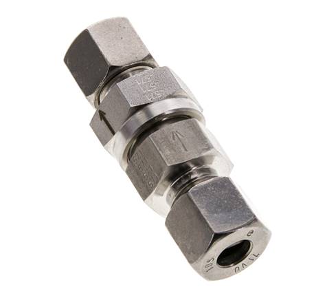 Hydraulic Check Valve Cutting Ring 10S (M18x1.5) Stainless Steel 1-400bar (15-5800)psi ISO 8434-1