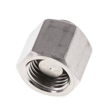 End Cap G1/4'' Stainless steel with External Hex 60° cone 575bar (8078.75psi) Hydraulic