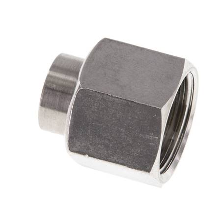 End Cap G3/8'' Stainless steel with External Hex 60° cone 425bar (5971.25psi) Hydraulic