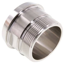 DIN 11851 Sanitary (Dairy) Fitting 68mm Cone x G2 inch Male Stainless Steel
