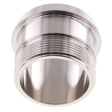 DIN 11851 Sanitary (Dairy) Fitting 68mm Cone x G2 inch Male Stainless Steel
