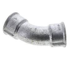45deg Angled Fitting Rp1'' Female Cast Iron 25bar (351.25psi)