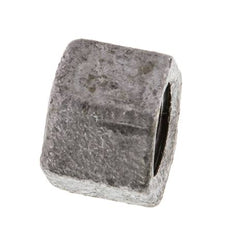 Rp 1/4'' Zinc plated Cast iron End cap 25 Bar [5 Pieces]
