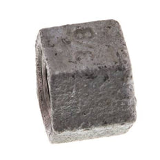 Rp 3/8'' Zinc plated Cast iron End cap 25 Bar [5 Pieces]