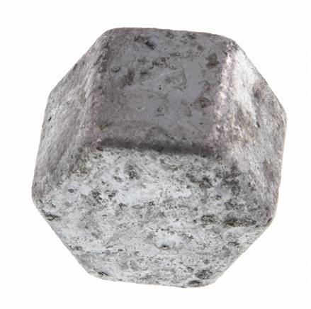 Rp 1/2'' Zinc plated Cast iron End cap 25 Bar [5 Pieces]