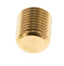 M8x0.75 Brass Closing plug with Inner Hex without collar 16 Bar [5 Pieces]