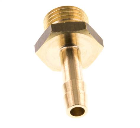 G 1/4'' Male x 6mm Brass Hose barb 16 Bar [5 Pieces]