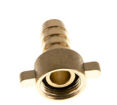 G 3/8'' x 10mm Brass Hose barb with NBR Seal and Wing Nut 16 Bar [2 Pieces]