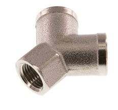 G 1/8'' Nickel plated Brass Y-Piece 16 Bar [2 Pieces]