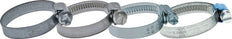 50 - 70 mm Hose Clamp with a Galvanised Steel 9 mm band With Butterfly Handle - Norma [5 Pieces]