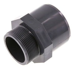 PVC Fitting Female Socket 63x75mm x Male G 2'' [2 Pieces]