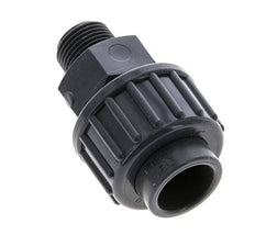PVC Union Fitting Female Socket 16mm x Male R 3/8'' EPDM