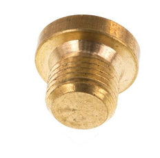 G 1/8'' Brass Closing plug with Inner Hex 16 Bar [10 Pieces]