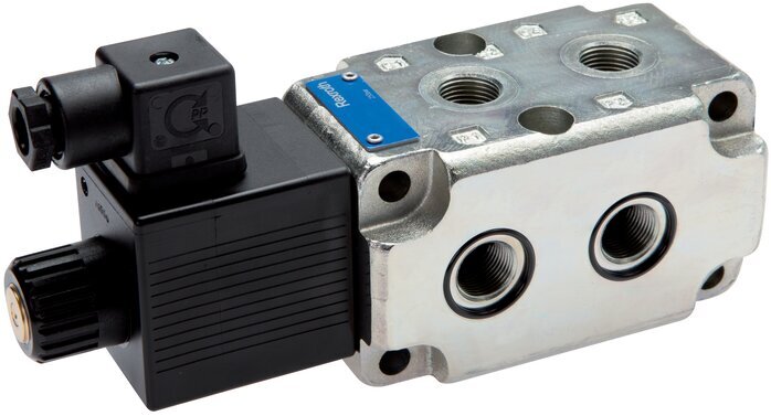 Electroválvula desviadora hidráulica 6/2 vías G1/2'' 250bar 24 V DC