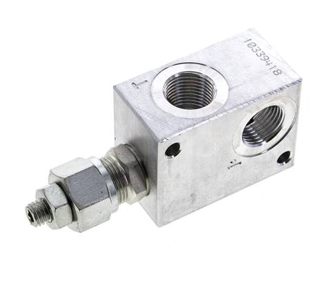 Válvula de alivio de presión hidráulica en línea G1/2'' 100-350bar 30l/min