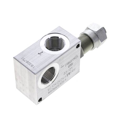 Válvula de alivio de presión hidráulica en línea G3/4'' 5-50bar 80l/min