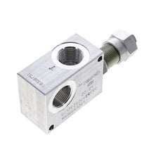 Válvula de alivio de presión hidráulica en línea G3/4'' 5-50bar 80l/min