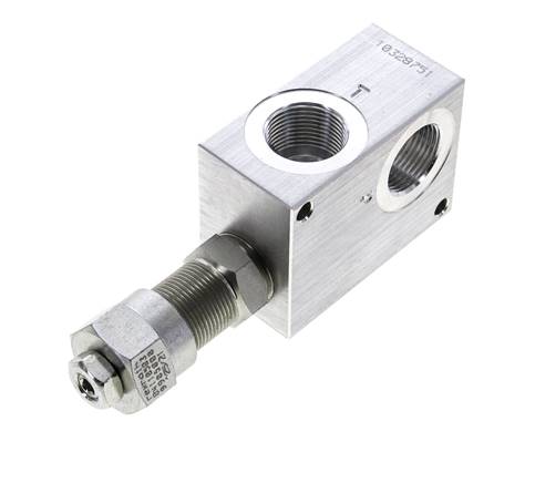 Válvula de alivio de presión hidráulica en línea G3/4'' 5-50bar 80l/min