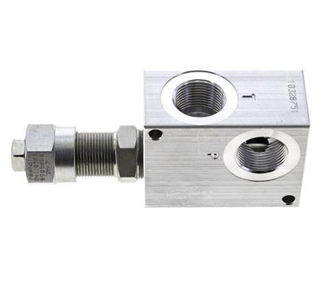 Válvula de alivio de presión hidráulica en línea G3/4'' 5-50bar 80l/min