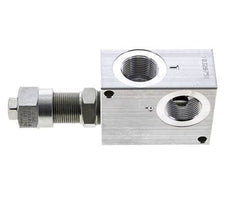 Válvula de alivio de presión hidráulica en línea G3/4'' 5-50bar 80l/min