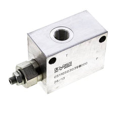 Válvula de alivio de presión hidráulica en línea G1/2'' 7-105bar 150l/min