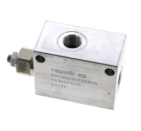 Válvula de alivio de presión hidráulica en línea G1/2'' 10-210bar 150l/min