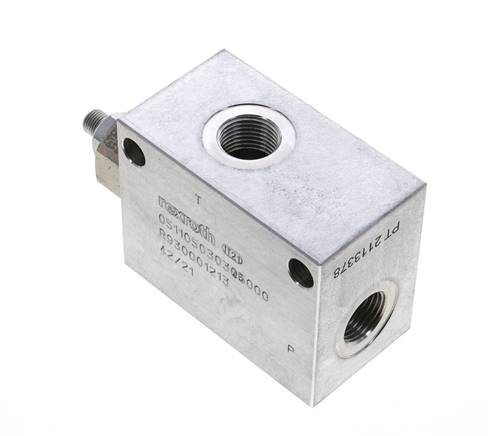 Válvula de alivio de presión hidráulica en línea G1/2'' 35-350bar 150l/min