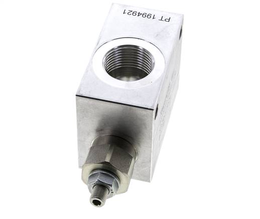 Válvula de alivio de presión hidráulica en línea G1'' 35-350bar 150l/min