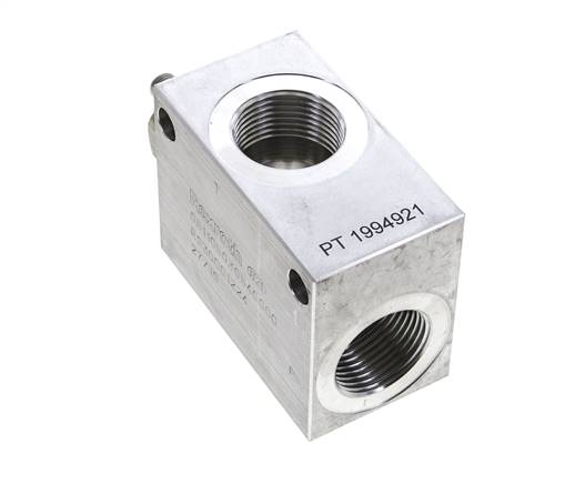 Válvula de alivio de presión hidráulica en línea G1'' 35-350bar 150l/min