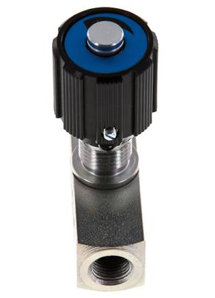 Válvula de estrangulación con antirretorno hidráulica G1/8'' 350bar máx. 20l/min