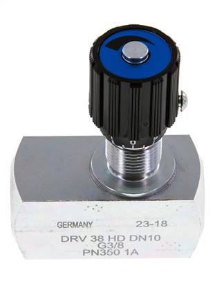Válvula de estrangulación con antirretorno hidráulica G3/8'' 350bar máx. 60l/min
