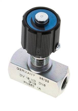 Válvula de estrangulación hidráulica G1/8'' 350bar máx. 14l/min