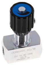 Válvula de estrangulación hidráulica G1/4'' 350bar máx. 60l/min