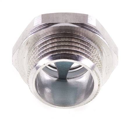 Visor de nivel de aceite G1/2'' con reflector 15bar