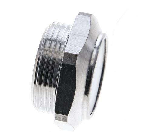 Visor de nivel de aceite G1-1/4'' con reflector 15bar