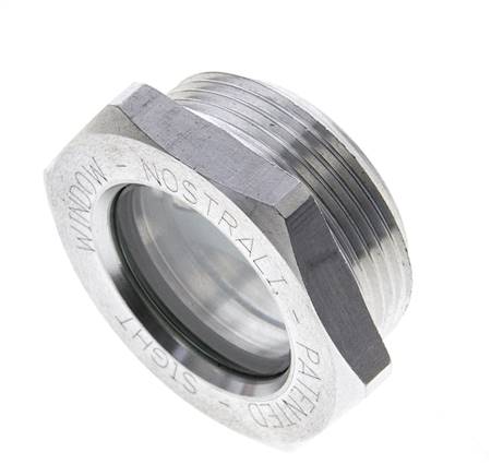 Visor de nivel de aceite G1-1/2'' con reflector 30bar