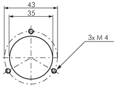 Interruptor de nivel de flotador ajustable 120-500mm montaje con brida 10bar