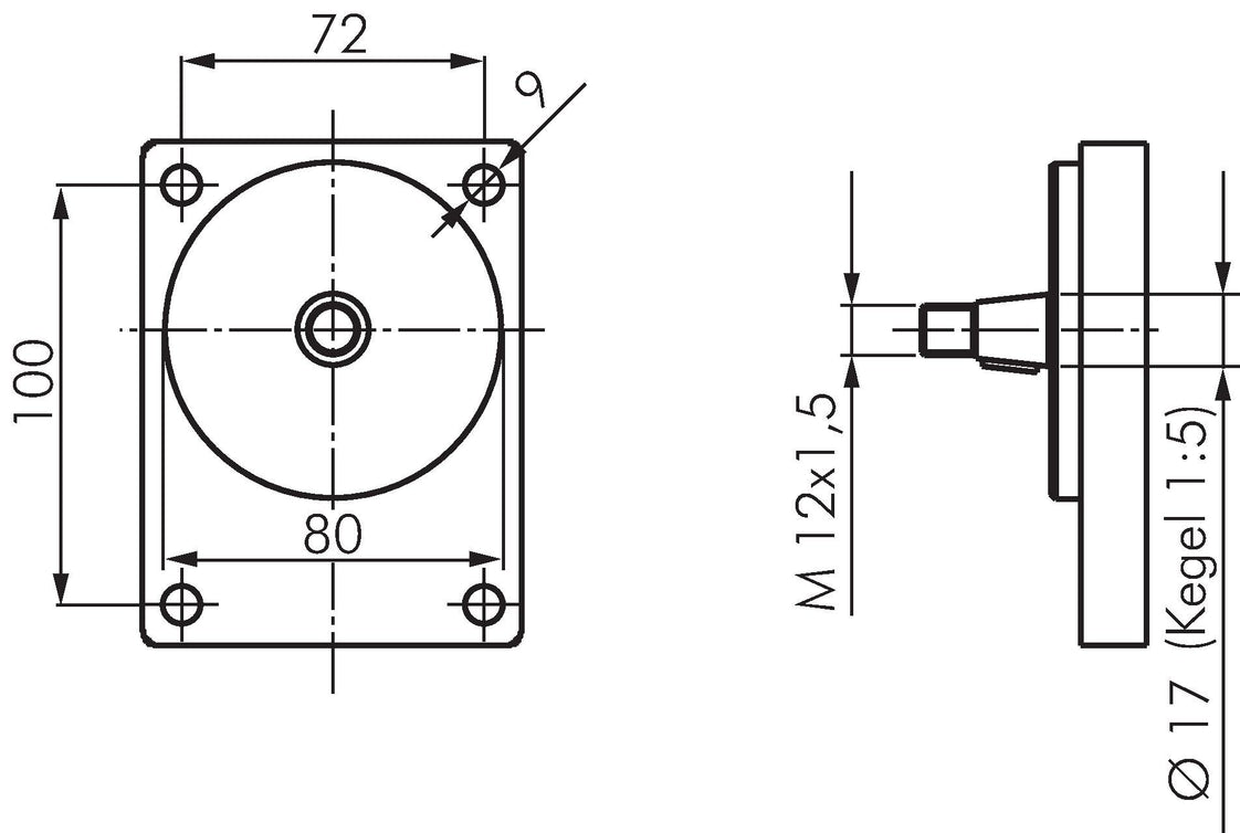 Bomba de engranajes hidráulica 4cm³ 250bar brida Bosch tamaño 2 - Rexroth