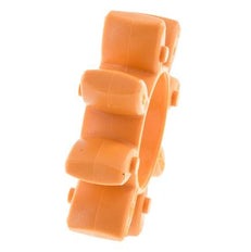 Corona dentada para acoplamiento de garras ROTEX tamaño 24 92 Shore A naranja - KTR