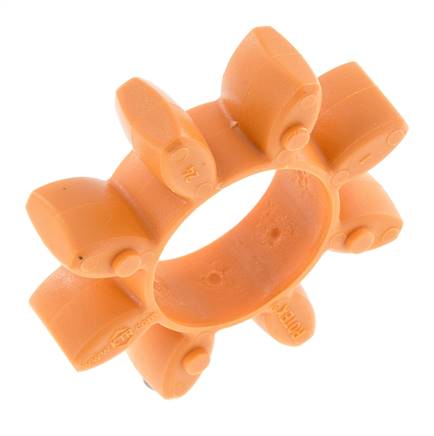 Corona dentada para acoplamiento de garras ROTEX tamaño 24 92 Shore A naranja - KTR