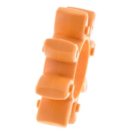 Corona dentada para acoplamiento de garras ROTEX tamaño 24 92 Shore A naranja - KTR