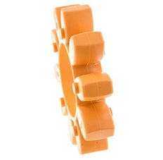 Corona dentada para acoplamiento de garras ROTEX tamaño 75 92 Shore A naranja - KTR