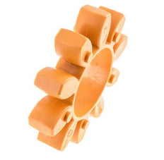 Corona dentada para acoplamiento de garras ROTEX tamaño 75 92 Shore A naranja - KTR