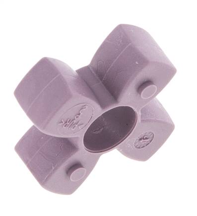 Corona dentada para acoplamiento de garras ROTEX tamaño 14 98 Shore A violeta - KTR