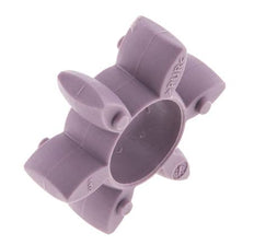 Corona dentada para acoplamiento de garras ROTEX tamaño 19 98 Shore A violeta - KTR