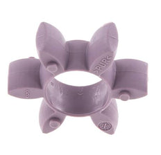Corona dentada para acoplamiento de garras ROTEX tamaño 19 98 Shore A violeta - KTR