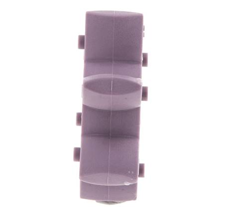 Corona dentada para acoplamiento de garras ROTEX tamaño 19 98 Shore A violeta - KTR